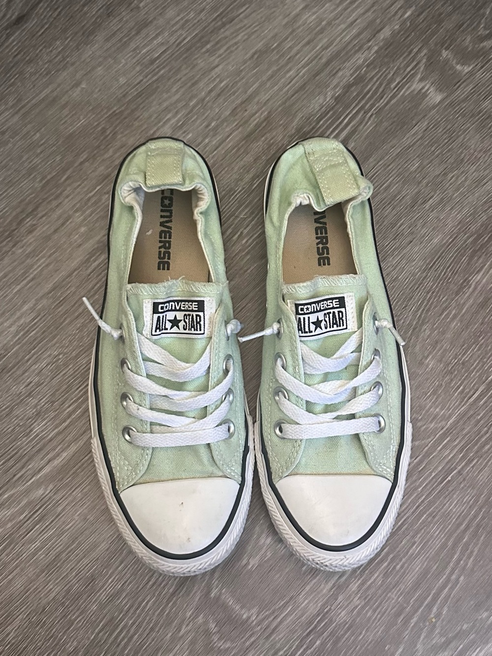 Converse Chuck Taylor Shoreline slip-ons Mint green